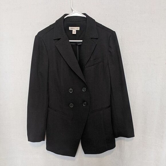 Coldwater Creek Black Blazer Jacket 10P - Picture 1 of 9